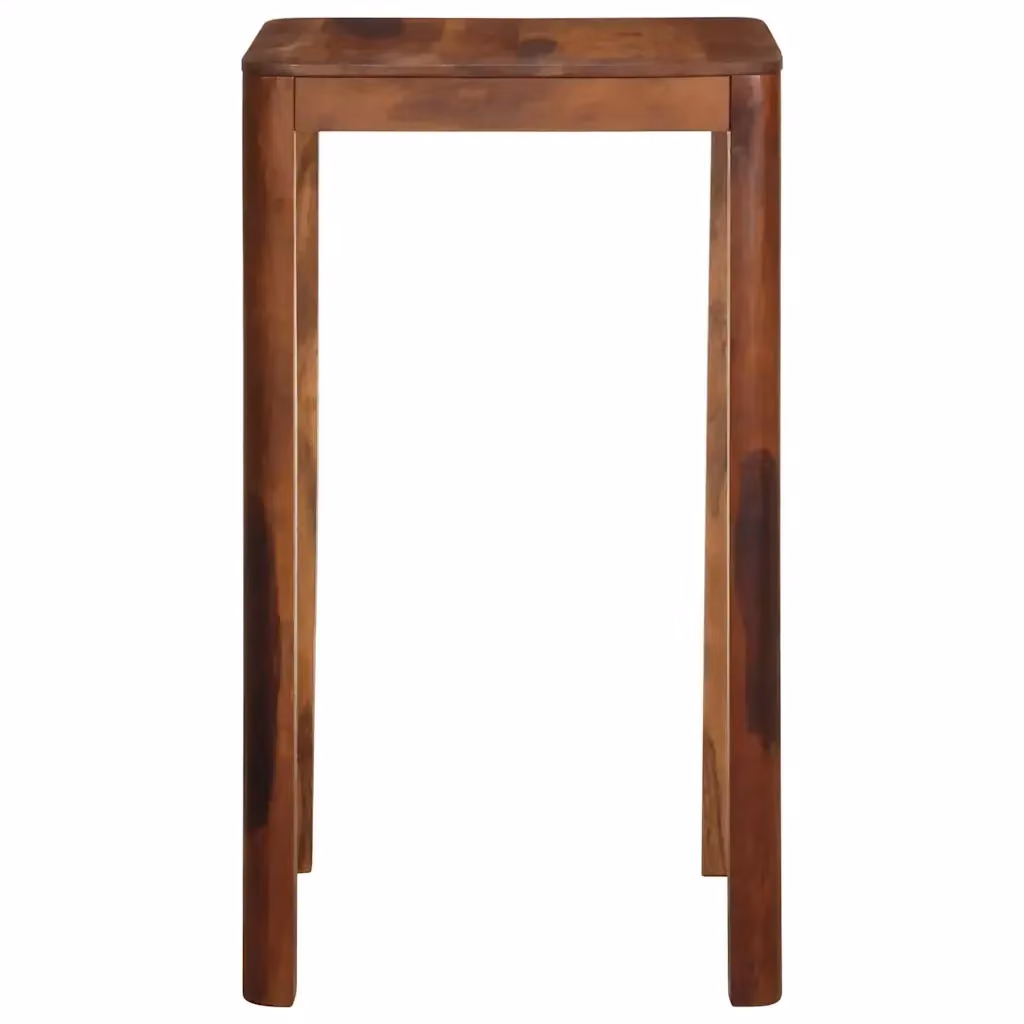 Tavolo da bar quadrato vidaXL in legno di acacia marrone L/P/H: 60 x 60 x 107 cm – 2