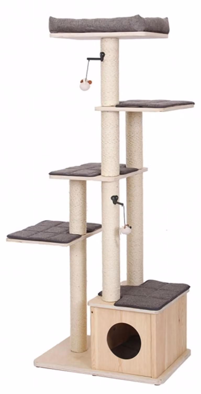 Albero per gatti EBI Comfort Stockholm - grigio