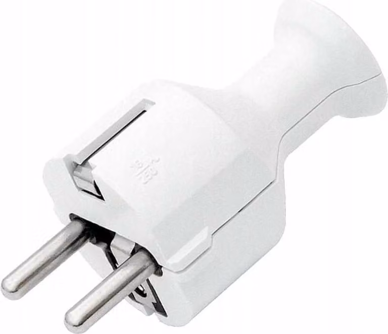 Connettore Z/U diritto bianco Elcan