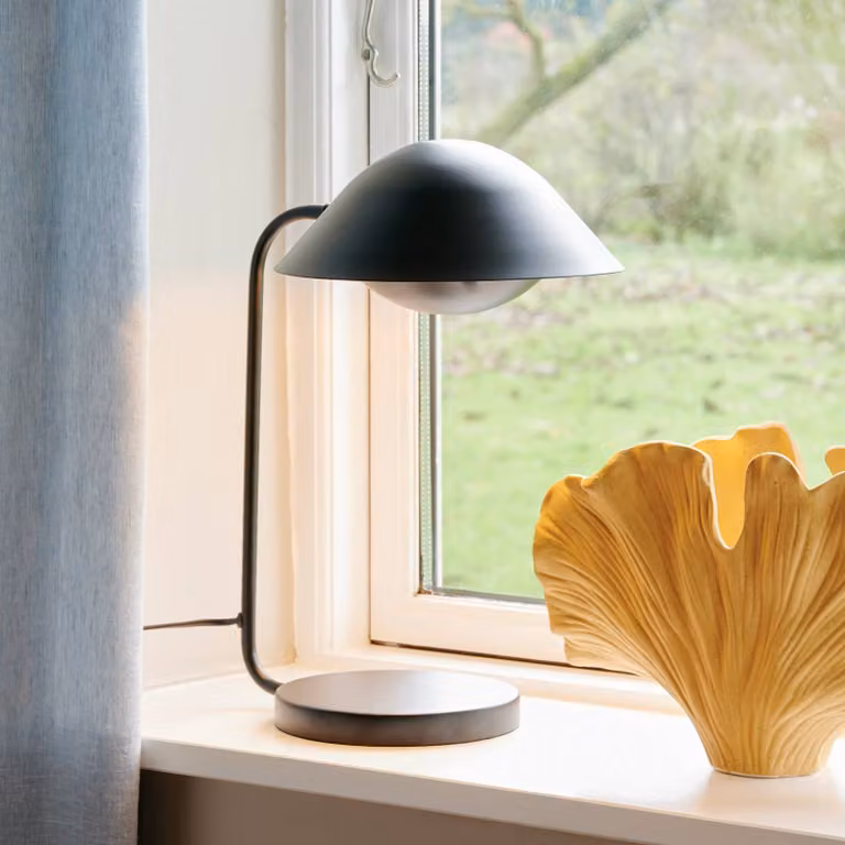 Nordlux Lampada da tavolo Freya, Nero, Soggiorno / Sala da pranzo, Metallo, Lampada da tavolo
