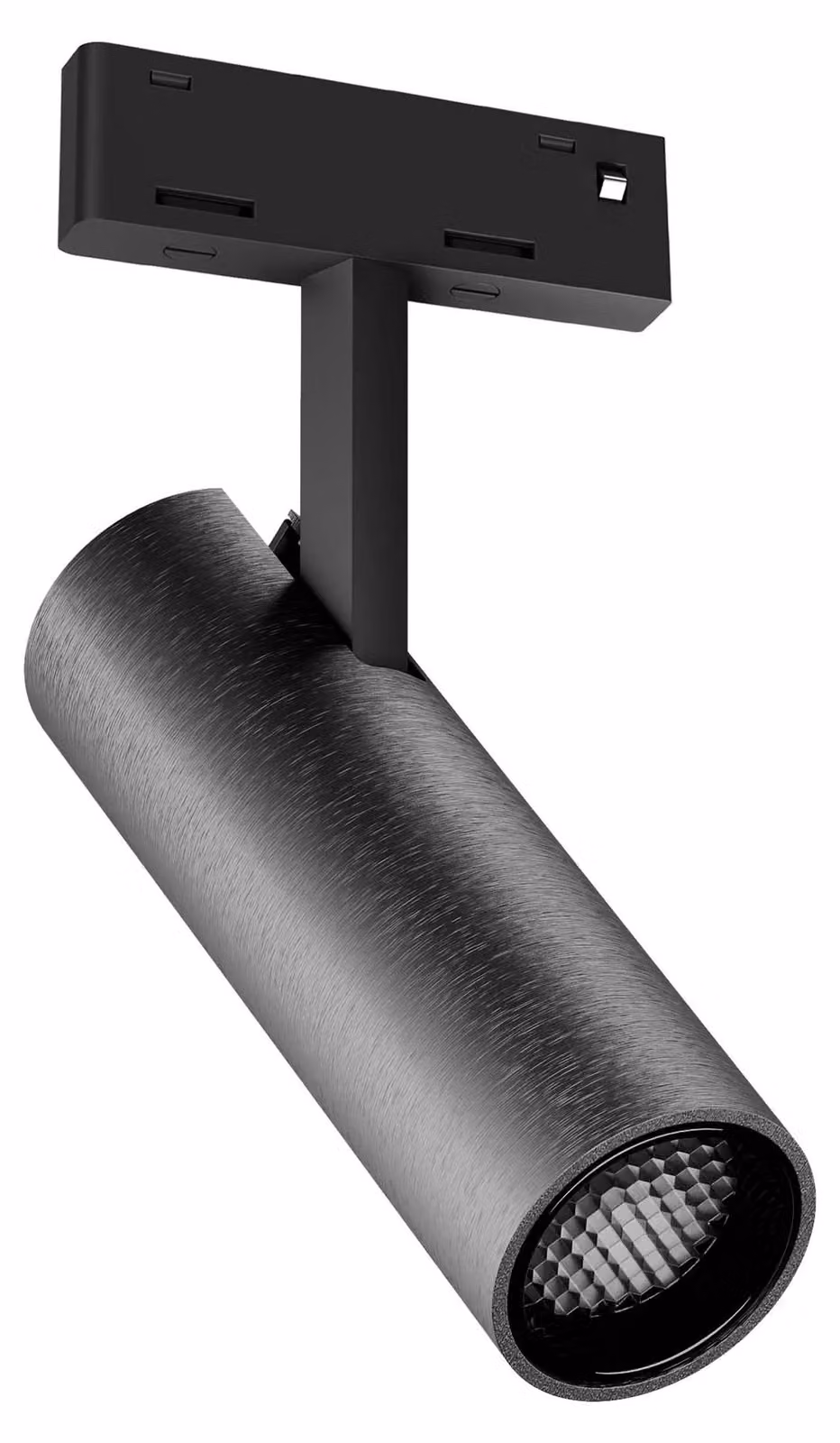 ARELUX XNET ADJ. MINI PROIETTORE per PROFILI CURVI, 10,6W, 48V DC, CRI 90, 24°, UGR < 13, FNI – nero, 3000K