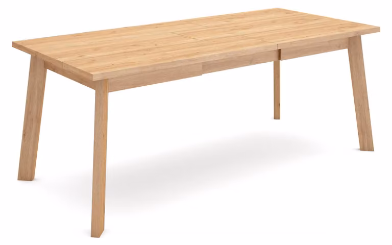 Tavolo da pranzo, dimensioni 194 x 90 cm, aspetto legno di quercia, per 10 persone, design moderno