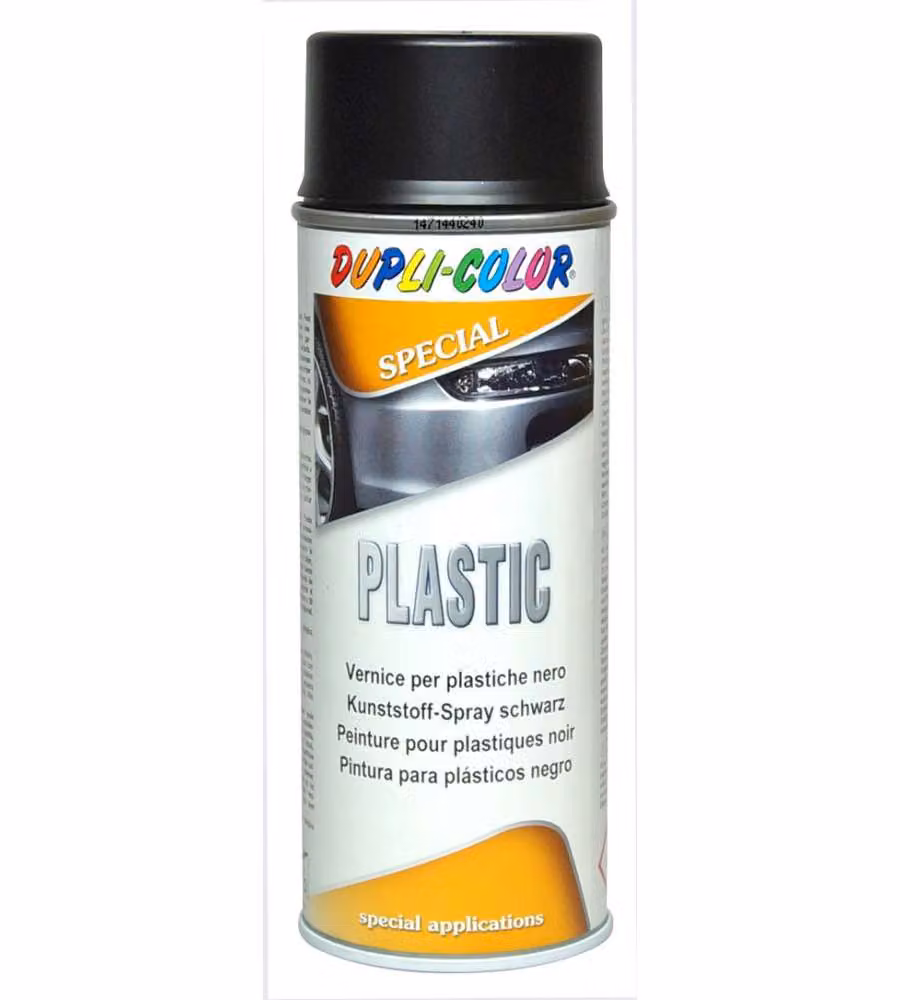 Motip Dupli Vernice Spray per Plastiche - Nero - 400 ml