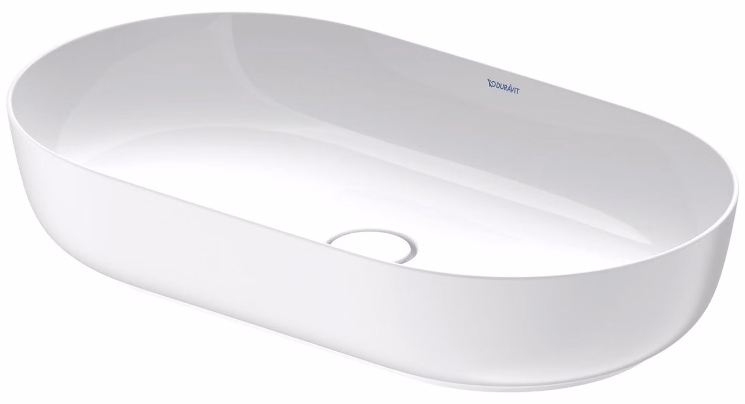 Duravit Luv vasque à poser 70x40cm, sans trop-plein, sans percement pour robinetterie, meulé, 0379702600, 0379702600
