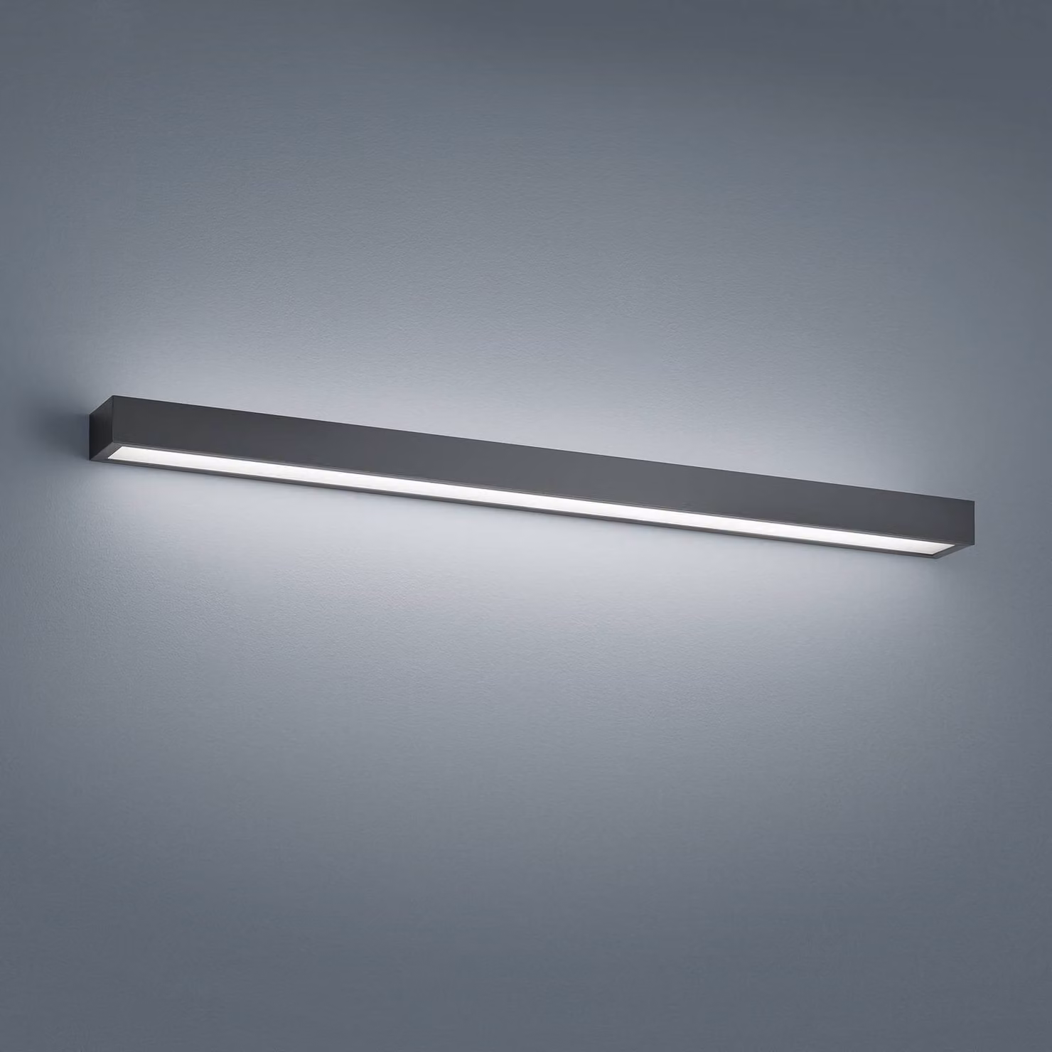 Helestra Applique da parete a LED Theia, Nero, Bagno, Metallo, Moderno, Applique a LED