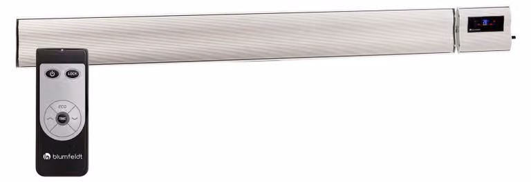 Riscaldatore a infrarossi da parete - 2400 Watt - Bianco - Riscaldamento elettrico