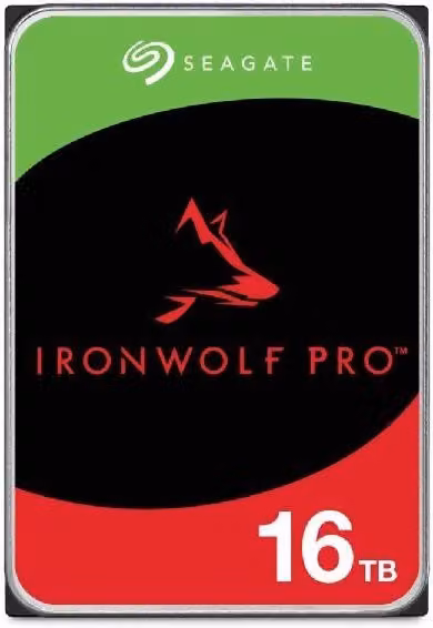 Seagate IronWolf Pro ST16000NT001 Disco Rigido Interno da 16 TB, 3.5 pollici, 7200 giri/min, SATA III