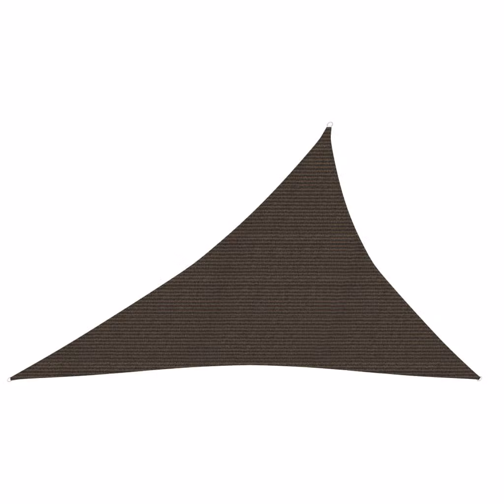 The Living Store Tenda da sole 160 g/m² Marrone 3x4x5 m HDPE