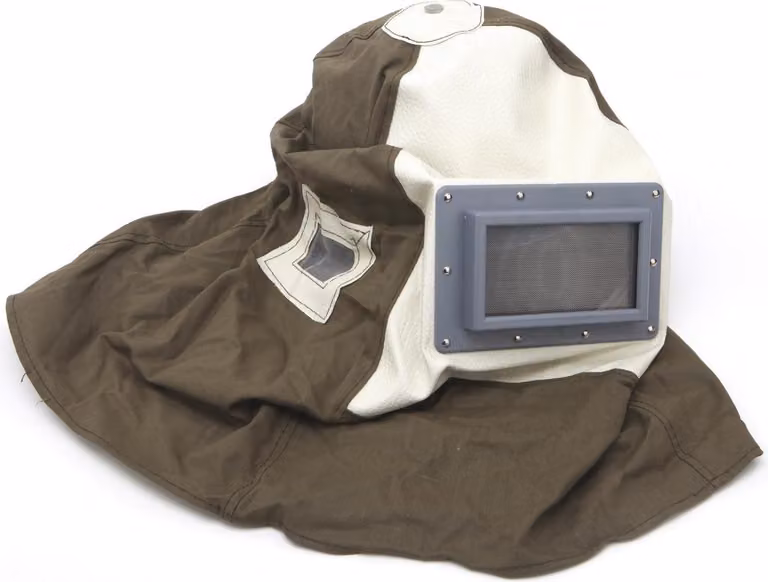 Maschera di protezione per sabbiatura