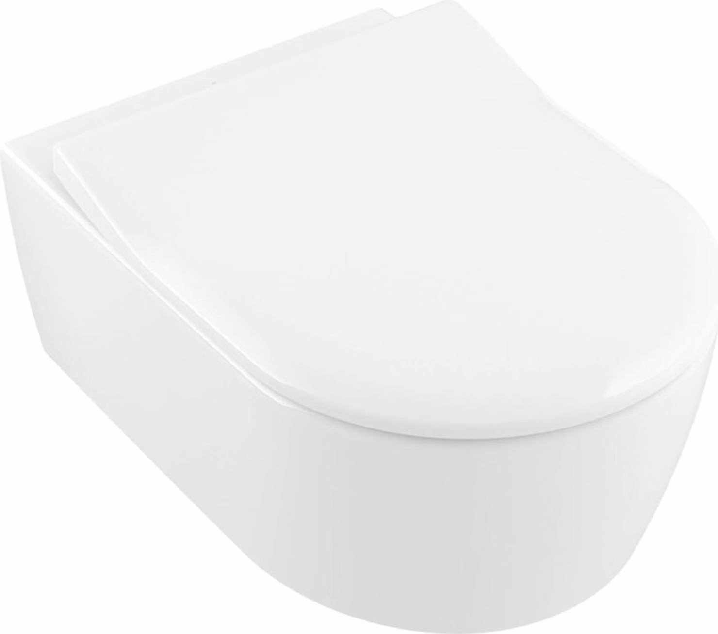 VB WC-Sitz SlimSeat Avento 374x439x48mm Ovale SoftClosing QuickRelease Weiß Alpin