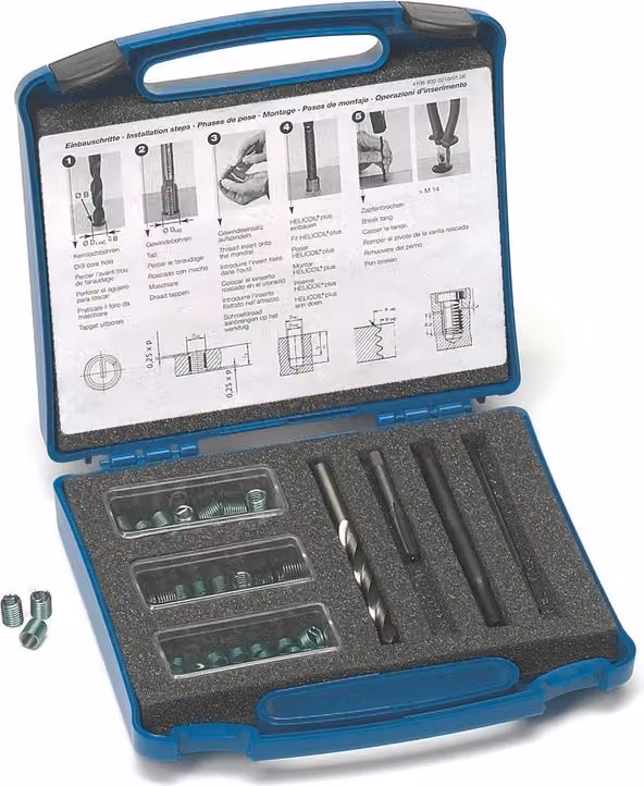 HELICOIL M4x0,70 Kit di riparazione della filettatura Helicoil® Plus