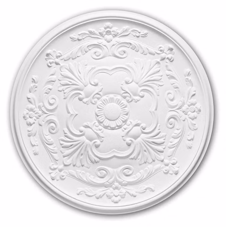Rosone da soffitto Profhome 156024 stile neo impero Ø 49,6 cm