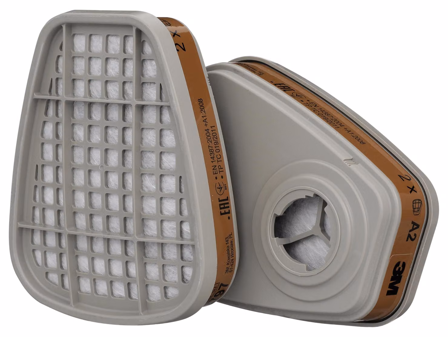 Filtro antiparticolato A2 per gas e combinazioni, 3M 70071617933, confezione da 8 pezzi