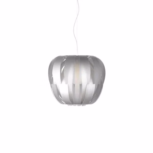 Lampadario Moderno Polilux ® Argento E Metallo Cromo 3 Luci E27