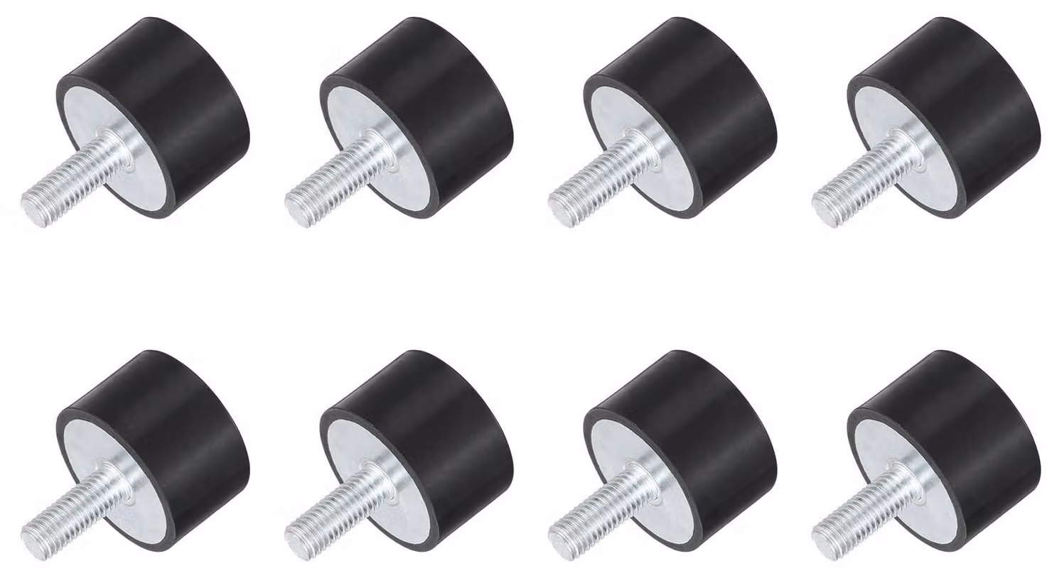 QUARKZMAN M10, set di 8 supporti in gomma e isolatori antivibranti