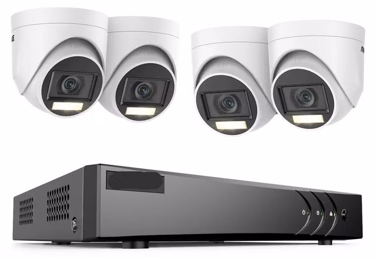 Sistema di telecamere di sicurezza - Telecamera da 5MP - 8 canali - Per uso esterno - Telecamere CCTV - Grado di protezione IP67