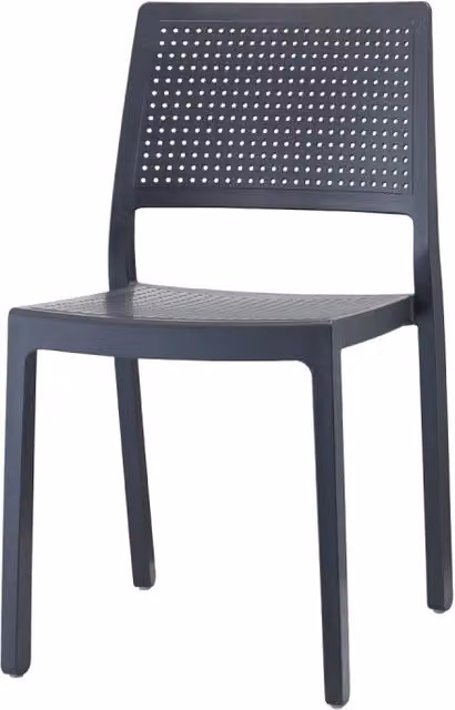 SET 6 SEDIE EMI TECNOPOLIMERO SCAB DESIGN - Antracite 81