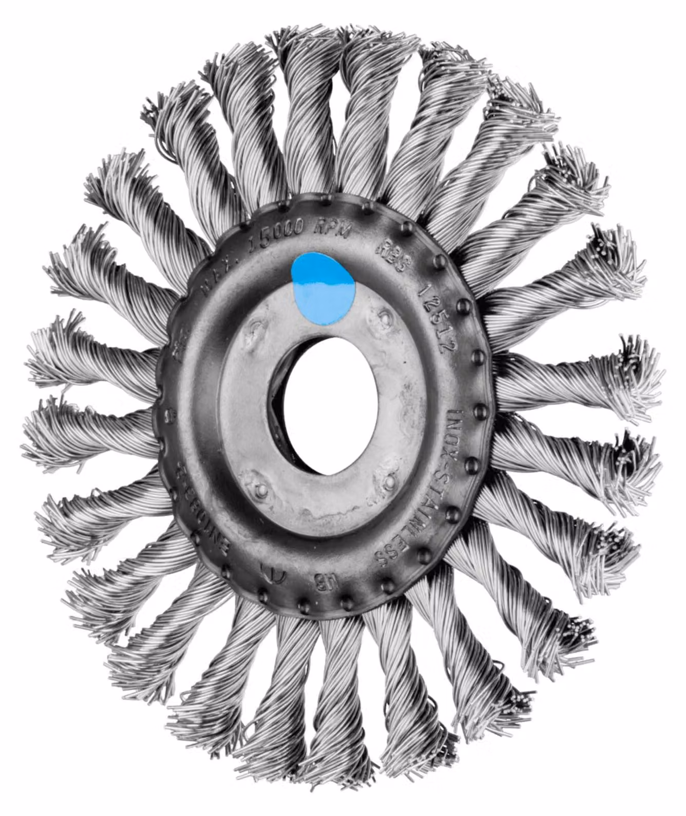 Spazzola rotonda POS RBG 12512 D.125mm Spessore del filo 0,5mm VA 12mm PFERD 43303008