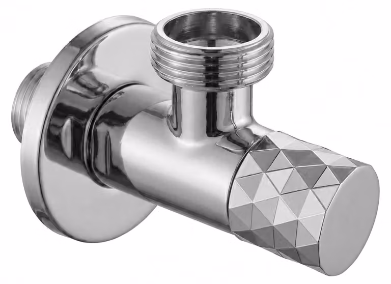 Rea Valvola Ad Angolo Diamond 03 1/2" X 3/4" Chrome