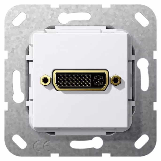 GIRA Cavo DVI (24+5) frusta 564503 inserto bianco puro