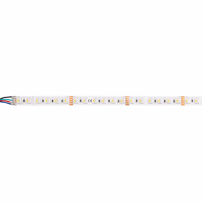 BRUMBERG striscia LED QUALITYFLEX ONE 26 W/m RGBW Lunghezza 5 m ONE, dimmerabile, Bianco / Opale, Soggiorno / Sala da pranzo, Plastica