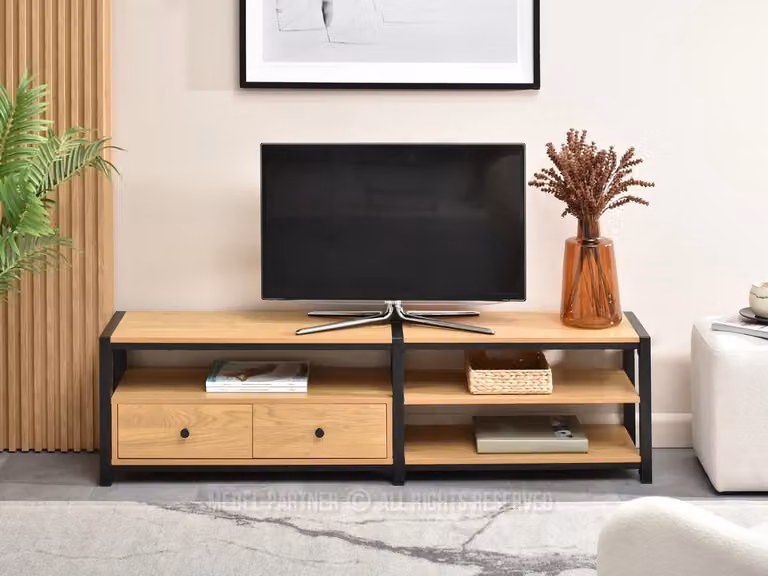 Mobile TV ROMER - rovere / nero