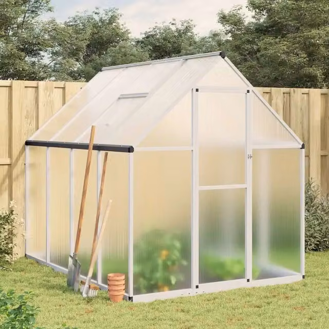 Telaio Serra con Base Argento 224x169x195 cm in Alluminio 4005834