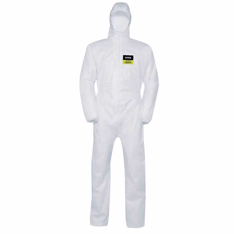 uvex 9817310 uvex unisex Arbeitsoverall weiß Größe M