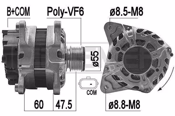 Alternatore 120A