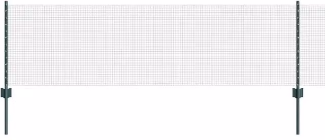 Recinzione da Giardino DESIGN IN con Posto Verde in Acciaio e PVC, Colore Verde, H: 60 cm, L: 24 cm – 1