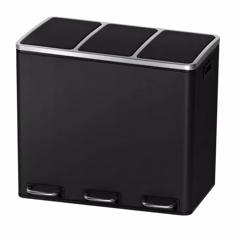 SONGMICS Pattumiera con Chiusura Morbida | SONGMICS HOME, Nero