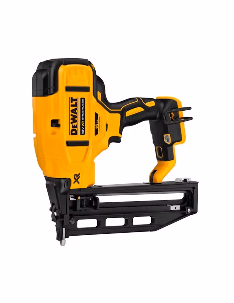 Chiodatrice DeWalt DCN662P2-SK Gialla con 2 batterie da 5,0 Ah e caricabatterie DCB1104 – 2