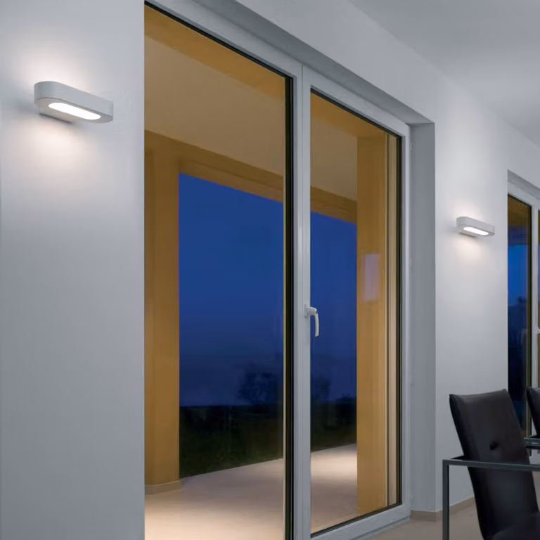 Artemide Applique da parete di design Talo, dimmerabile, Bianco / Opale, Corridoio, Alluminio, Design, Applique