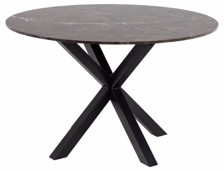 Tavolo da pranzo Heaven 120x120cm marrone.