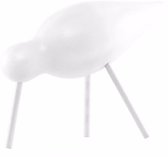 Accessorio in legno - Bianco - 11 cm di altezza - 15 cm di lunghezza
