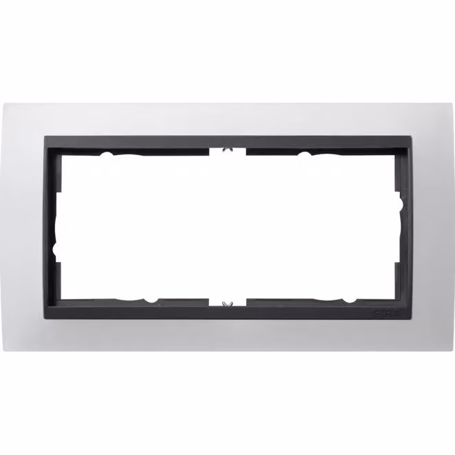 Gira 100224 Cornice di copertura a 2 fori senza MS per Gira Event Opaco Bianco antracite