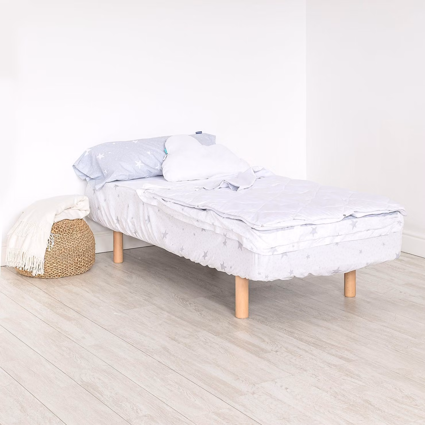 Piumino HappyFriday Basic White 120 + 250 g/m² 105 x 200 cm (2 pezzi)
