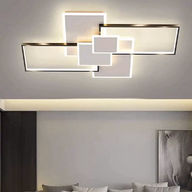 Trade Shop - Lampadario Soffitto Led 83 W Plafoniera Tre Colorazione Moderna Bluetooth C67-3c -