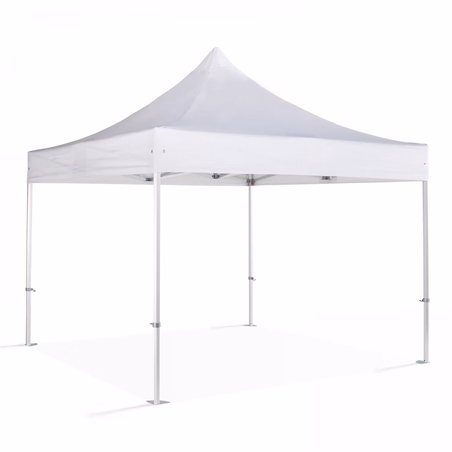 Tenda pieghevole PRO+ 50MM in alluminio 3x3m bianca - Oviala PRO 50