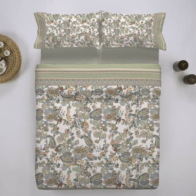 FEZ parure copripiumino - Taglia: 2 piazze,Colore: FEZ - GREEN