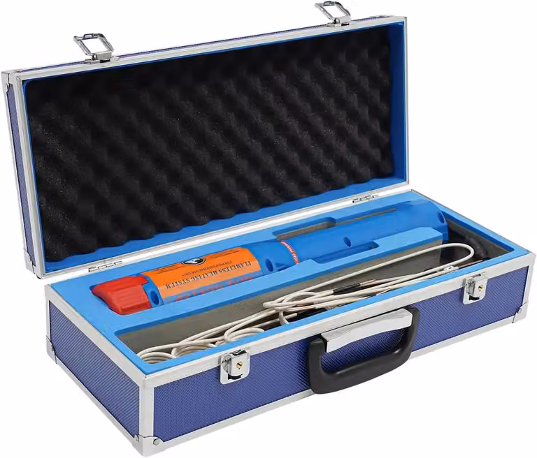 Riscaldatore a induzione, riscaldamento senza fiamma, set di strumenti versatile, colore blu, spina di tipo EU