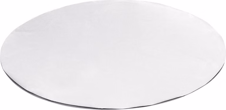 (600g/m²) Telone tondo per camion/telo in PVC senza occhielli (grigio chiaro RAL7035, 320 cm) Copertura per piscina Telone per piscina Sottostrato per piscina Telone protettivo per piscina