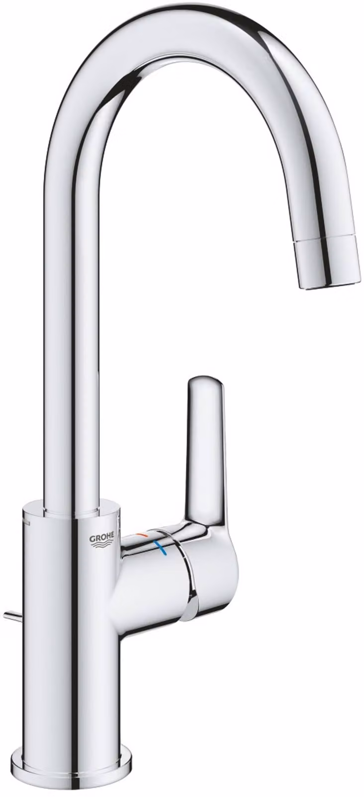 Grohe Start Mitigeur monocommandé pour lavabo, L-Size, portée 140mm, avec vidage à tirette, 24203002, 24203002