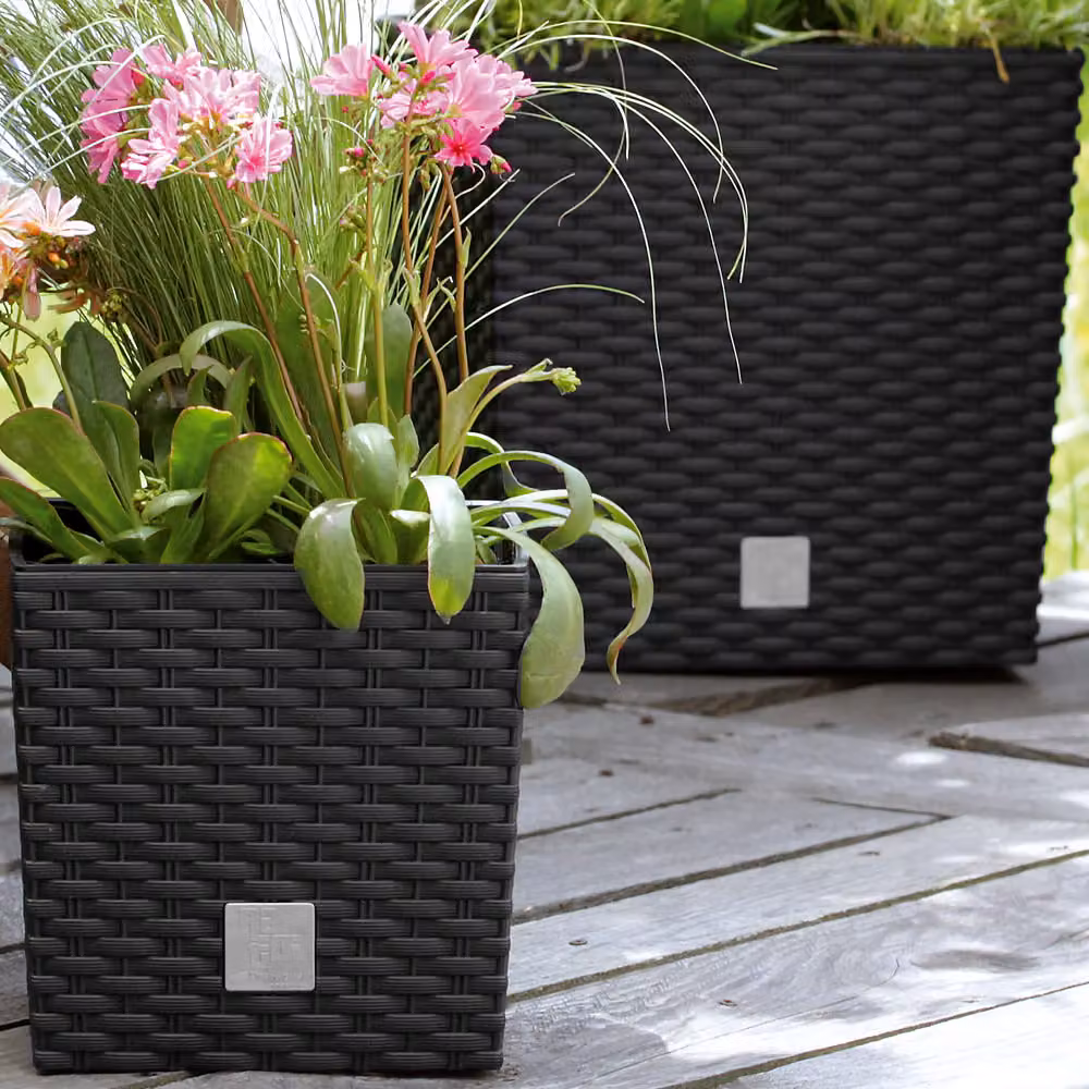 Vaso per fiori Rato Low Deuba antracite L: 39 cm, P: 39 cm, H: 40,5 cm – 2