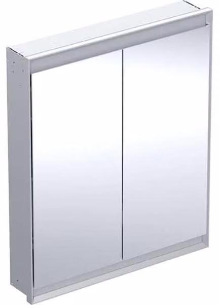 Geberit ONE armoire de toilette avec ComfortLight, 2 portes, montage encastré, 75x90x15cm, 505.802.00.1, 505.802.00.1