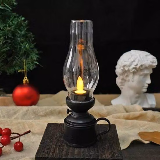 Lampada da comodino a LED in stile retrò (batteria non inclusa)