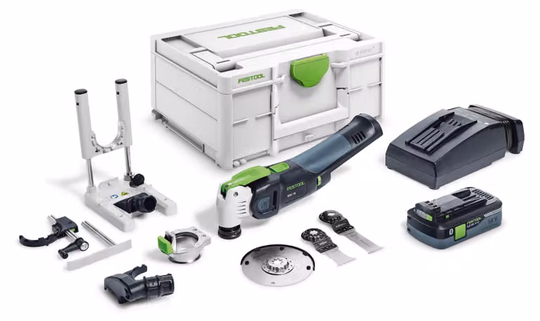 Set VECTURO con oscillatore a batteria Festool OSC 18 HPC 4,0 EI | 576593