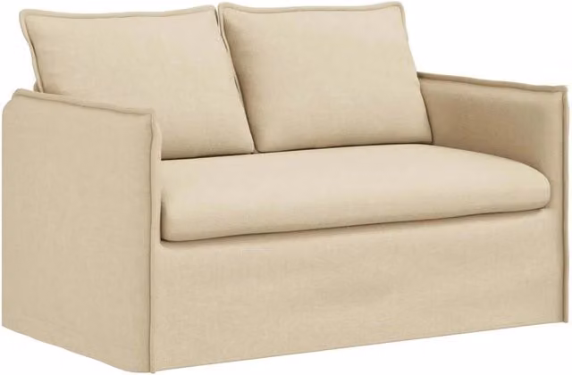 Divano | Divano da soggiorno | Sofa Crema 136 x 82 x 85 cm Tessuto