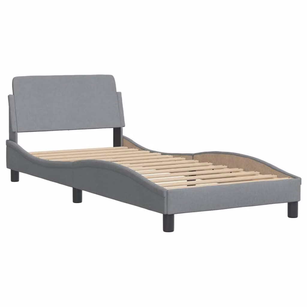 Giroletto Dover Grigio Chiaro 90x190 cm Tessuto