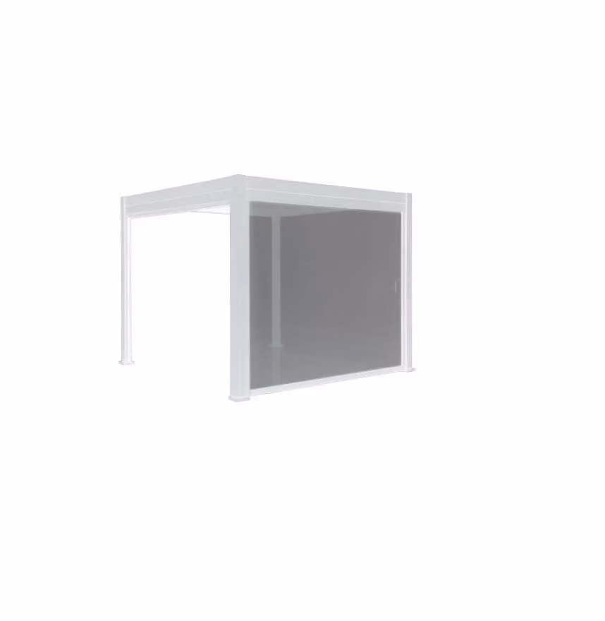 Tenda oscurante autoavvolgente in texitilene MOIA antracite per pergola Arizona L: 400 cm – 2